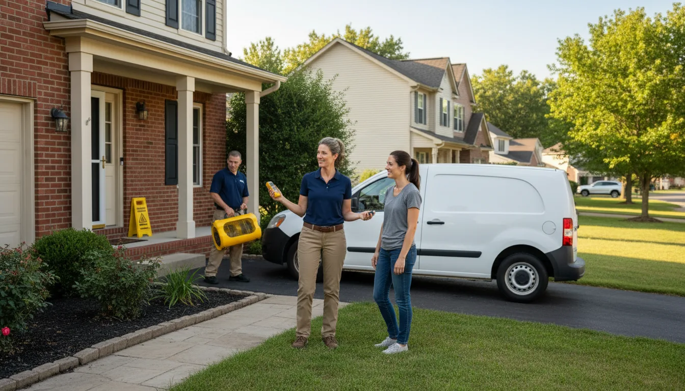 Residential water damage restoration in Oregon